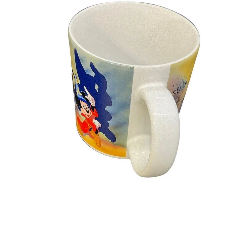 Disney Fantasia Mickey Mouse Sorcerer's‎ Dancing Broom Coffee Mug Cup